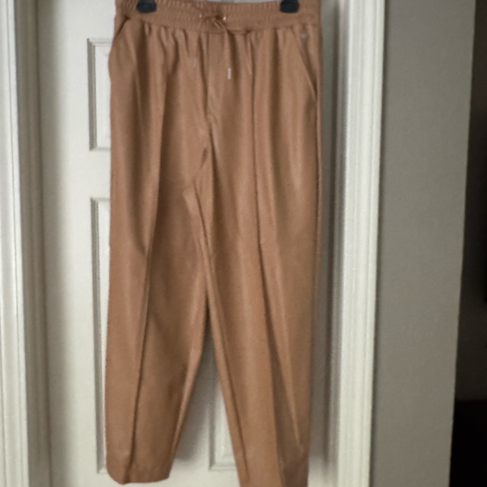 CALIA by Carrie Underwood Tan Cropped Pants